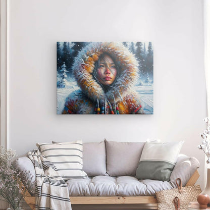 Canvas "Indigenous Woman" 48" x 36"