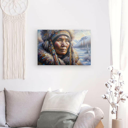 Canvas "Indigenous Woman" 36" x 24"