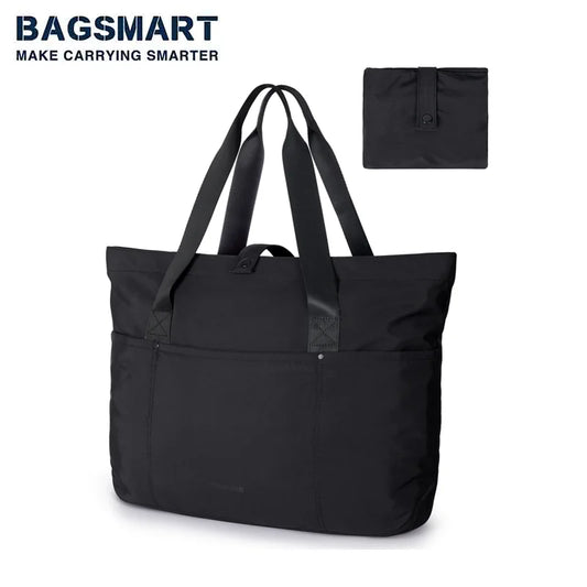 BAGSMART Foldable Sport Tote Large Duffle Bag for Travel Work School
