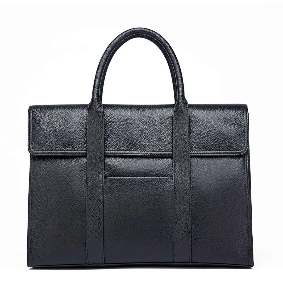 BISON DENIM Genuine Leather Business 14 inch Laptop Messenger Bag