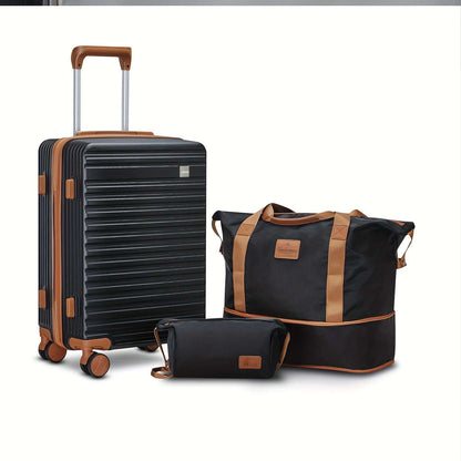 Expandable Carry-On Luggage Set - Durable Hard Shell, Lightweight, Spinner Wheels, TSA-Approved Combination Lock 94 Luggage OK•PhotoFineArt OK•PhotoFineArt