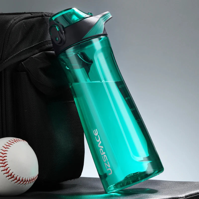 UZSPACE 750ml Sport Water Bottles Portable Tritan BPA Free 750ml Green 501-800ml