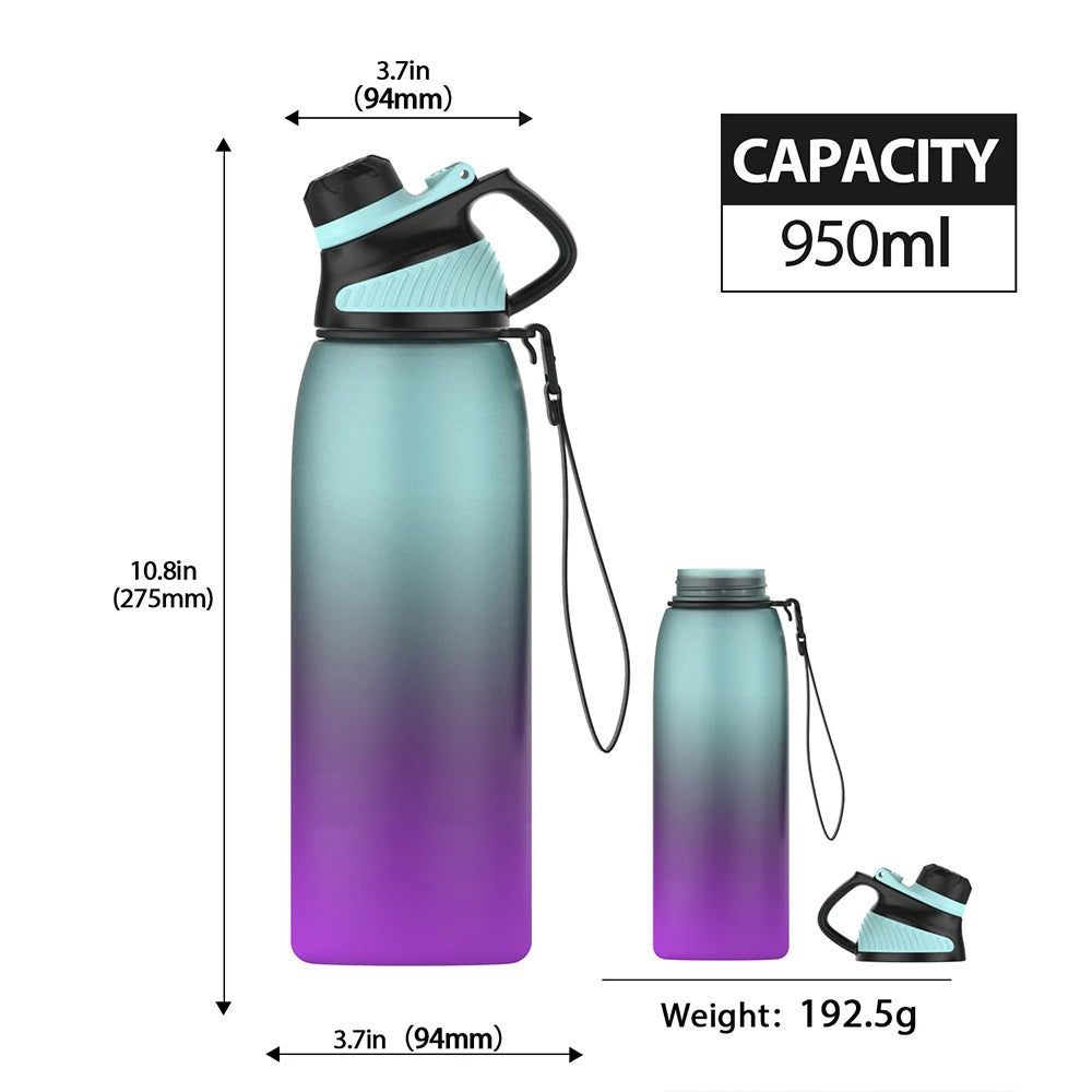 FEIJIAN Sports Plastic Tritan Water Bottle 0.95L/1.2L BPA Free