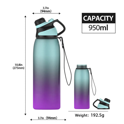 FEIJIAN Sports Plastic Tritan Water Bottle 0.95L/1.2L BPA Free