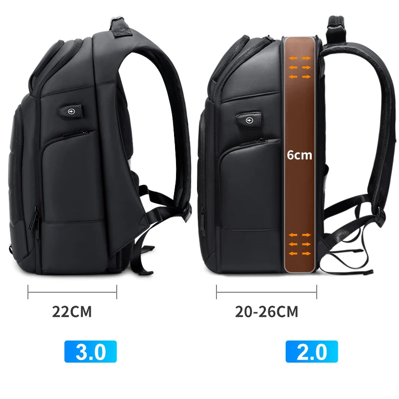 Fenruien Waterproof Backpacks USB Charging 17 inch