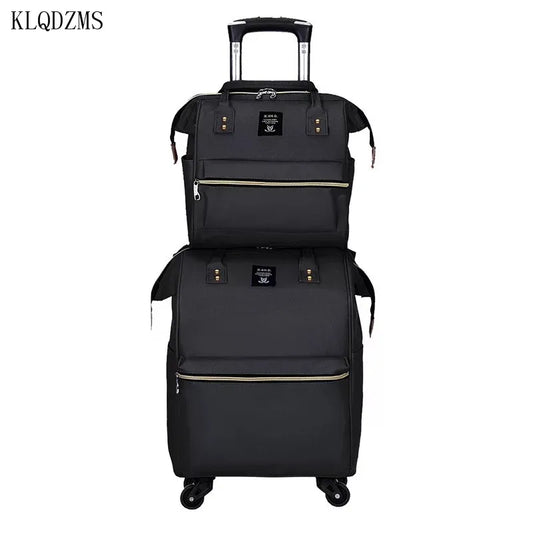 KLQDZMS Fashion Rolling luggage Set Spinner trolley suitcase