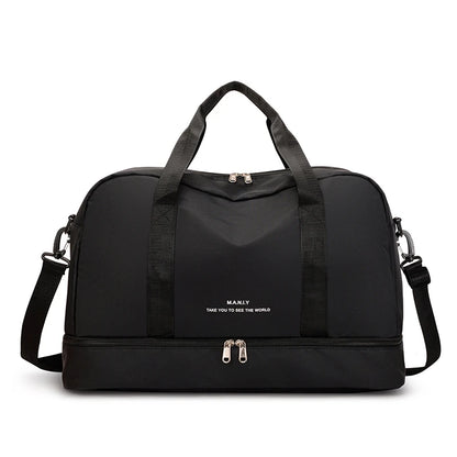 Women's Handbag Nylon/Luggage Bags Black