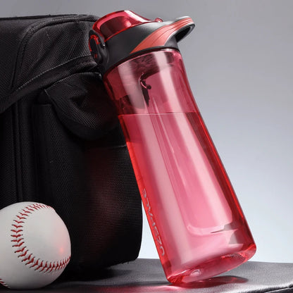UZSPACE 750ml Sport Water Bottles Portable Tritan BPA Free 750ml Red 501-800ml