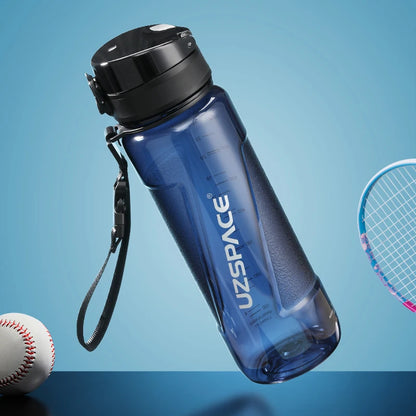 Sport Water Bottles 1000ml 1.5L High-quality Plastic Portable BPA Free Blue