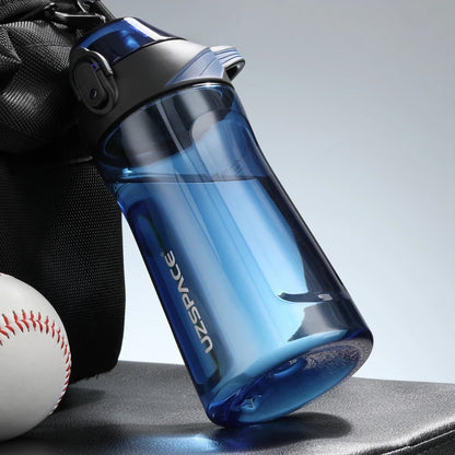 UZSPACE 750ml Sport Water Bottles Portable Tritan BPA Free 550ml Blue 501-800ml