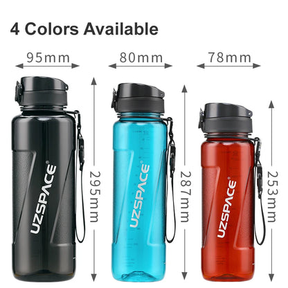 Sport Water Bottles 1000ml 1.5L High-quality Plastic Portable BPA Free