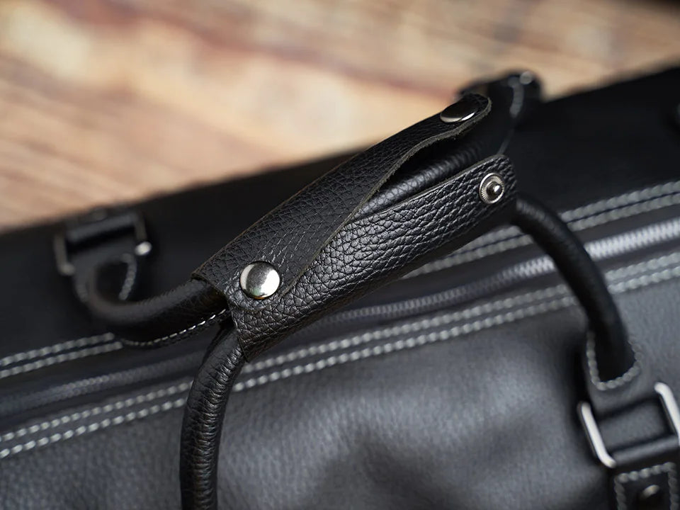 Men's Travel Bag Genuine Leather Hand Luggage NUPUGOO