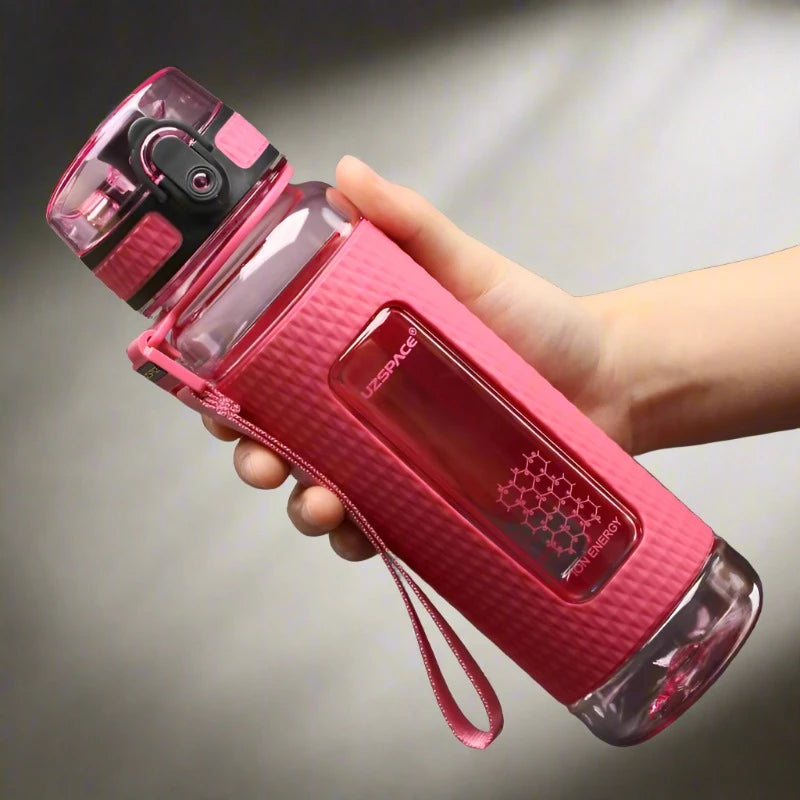 Water Bottle BPA Free Large Capacity Leak-Proof Drinking 450ml Pink