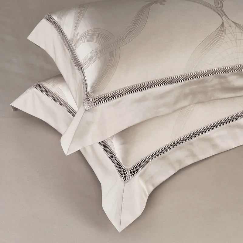 Vintage Jacquard 1000TC Egyptian Cotton Duvet Cover set 200*230