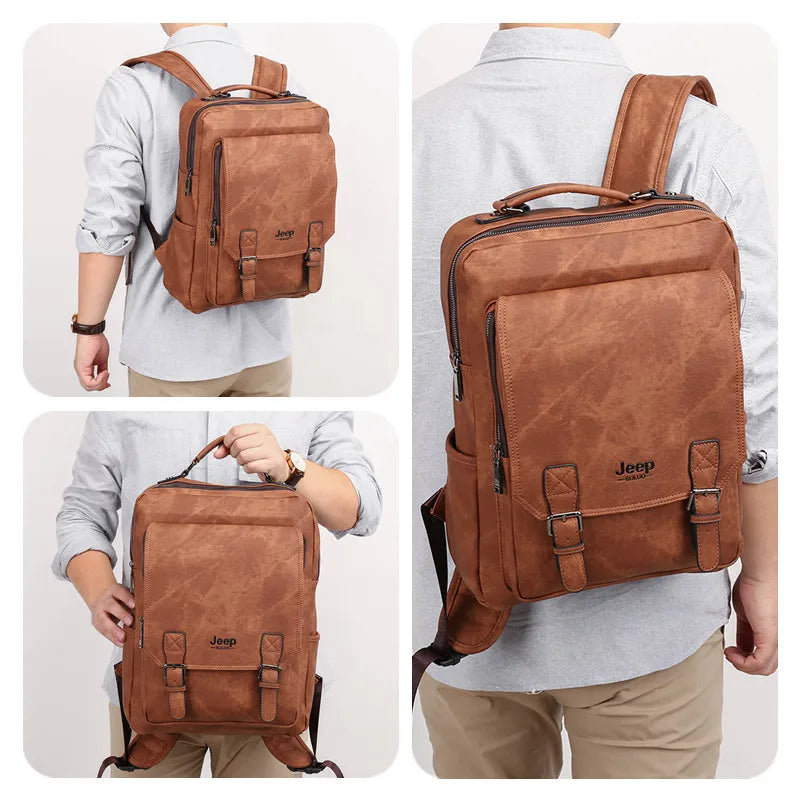 JEEP BULUO Men 15.6" Laptop Backpacks