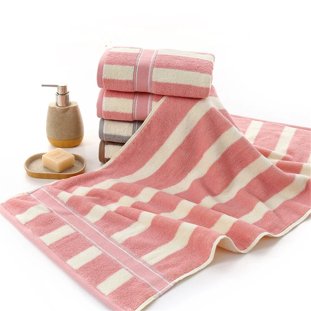 Cusack Striped Soft Cotton Adult Hand Face Towel for Men Women 40*90 High Quality Free Shipping