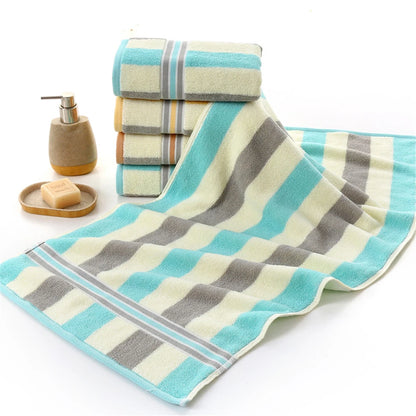 Cusack Striped Soft Cotton Adult Hand Face Towel for Men Women 40*90 High Quality Free Shipping
