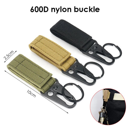 Retro Police Tactical Belt Strong 1200D Real Nylon Rust-Proof Metal Quick Release Buckle