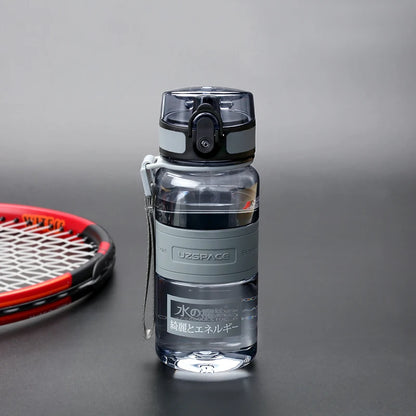 Water Bottle 1 litre Plastic Ditect Drinking Sports BPA Free 350ml Grey 350-1000ml