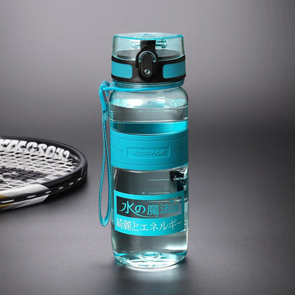 Water Bottle 1 litre Plastic Ditect Drinking Sports BPA Free 650ml Green 350-1000ml