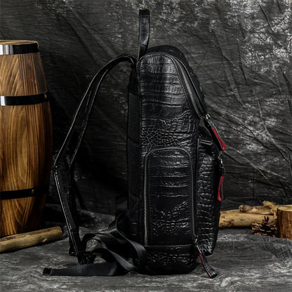 Luufan Men's Bag 100% Backpack Genuine Leather Rucksack For Teenager Bookbag Retro Crazy Horse Leather Men Schoolbag New Daypack