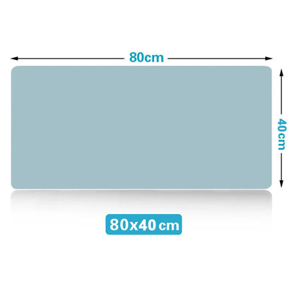 Large Mouse Pad Extra Big Non-Slip Desk Pad Waterproof 80x40cm blue