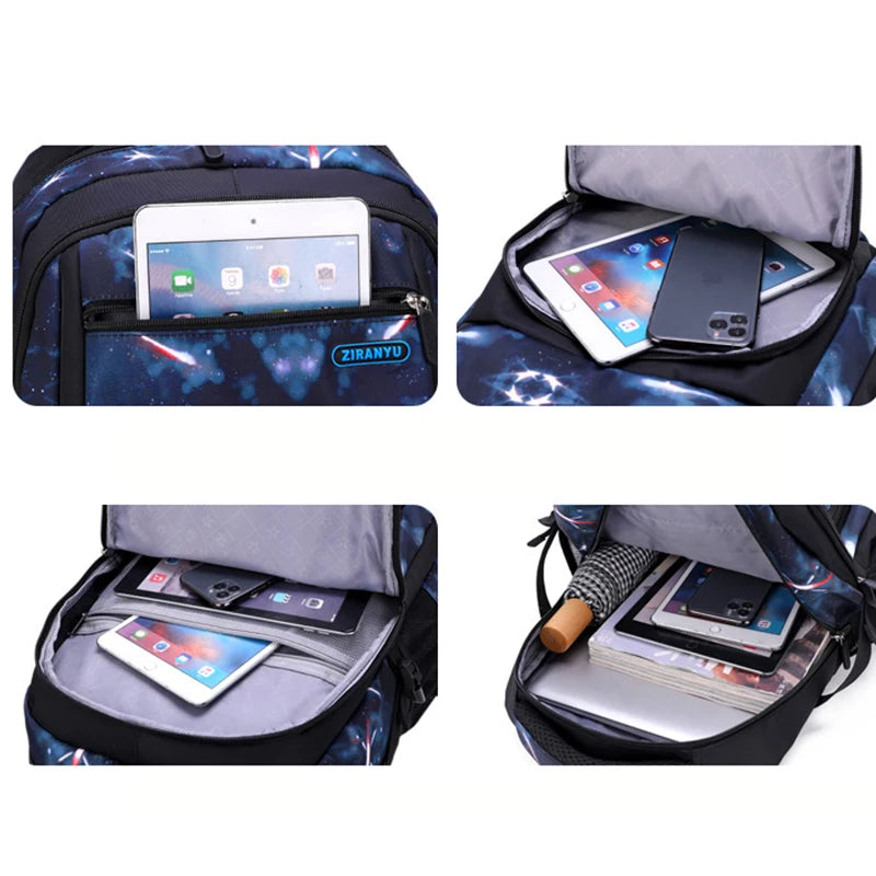 Boys Backpacks 3 Pieces Sets School Bags