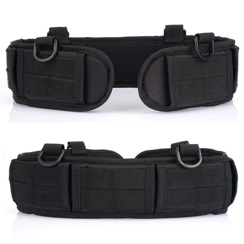 VATLTY New Tactical Belt Molle for Men Metal Buckle Strong Nylon