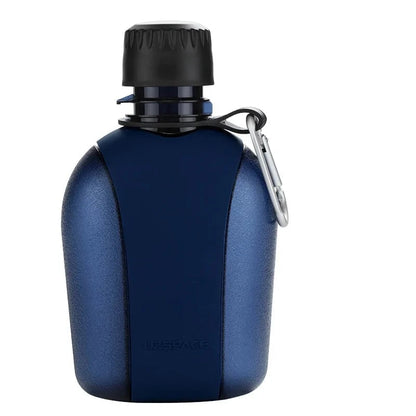 UZSPACE Military Water Bottle Protein Shaker 500/600/1000ml Eco-friendly Tritan BPA Free Blue