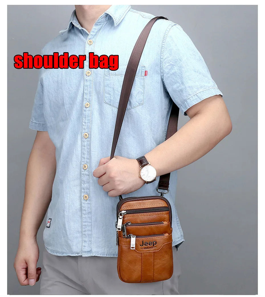 JEEP BULUO Multi-function Small Sling Chest Bag