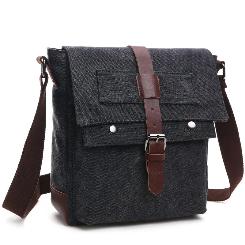 Business Messenger Bags For Men black small