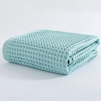Cusack Waffle Bath Towel Cotton 70*140 for Men Women Adults Bathroom Free Shipping 2 70x140cm