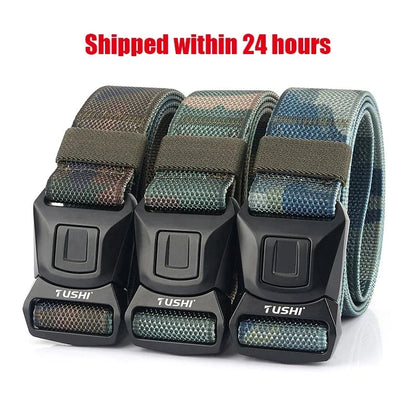 VATLTY Camo Military Tactical Belt Strong Real Nylon Anti-rust Alloy Buckle