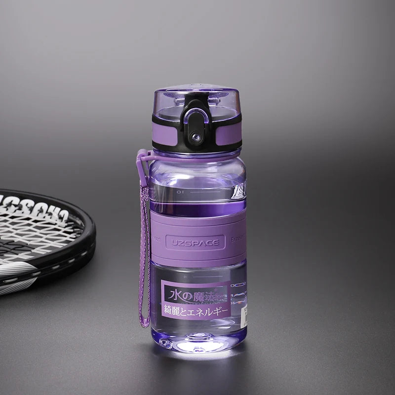 Water Bottle 1 litre Plastic Ditect Drinking Sports BPA Free 350ml Purple 350-1000ml