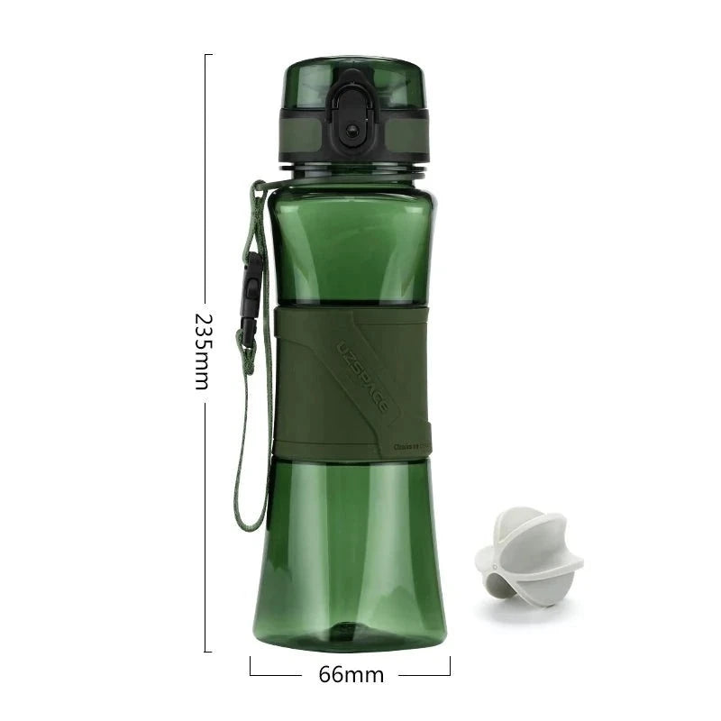 Water Bottle Protein Shaker Creative 6 Colors BPA Free 350/500 ml green