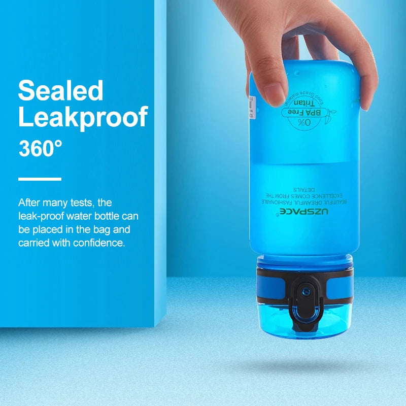 UZSPACE 350ML Sport Water Bottle Portable BPA Free