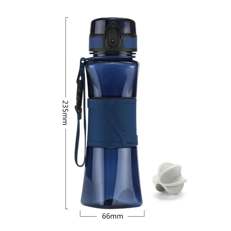 Water Bottle Protein Shaker Creative 6 Colors BPA Free 350/500 ml blue