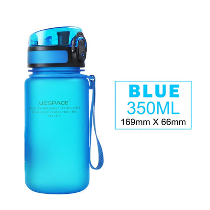 UZSPACE 350ML Kids Water bottle Tritan BPA Free Blue 350ml