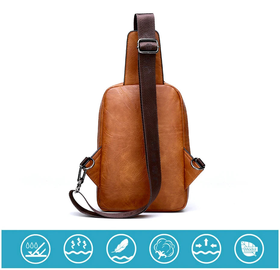 JEEP BULUO Travel Hiking Messenger Shoulder Bag