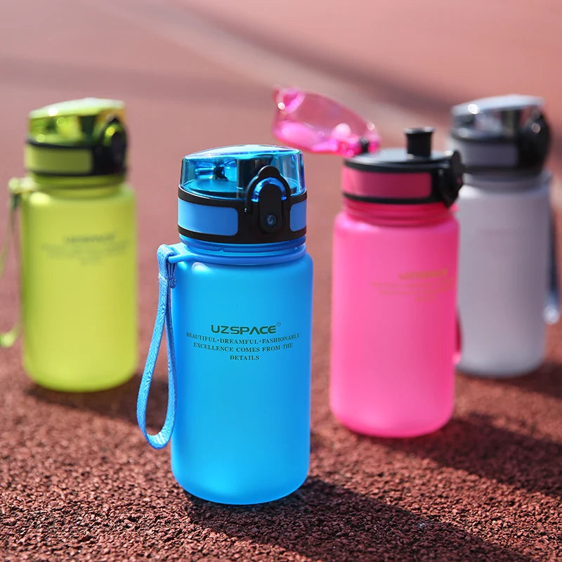 UZSPACE 350ML Sport Water Bottle Portable BPA Free