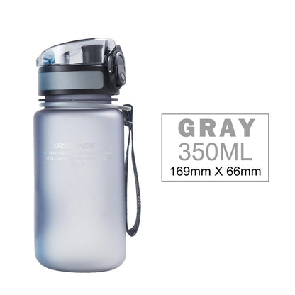 UZSPACE 350ML Kids Water bottle Tritan BPA Free Gray 350ml