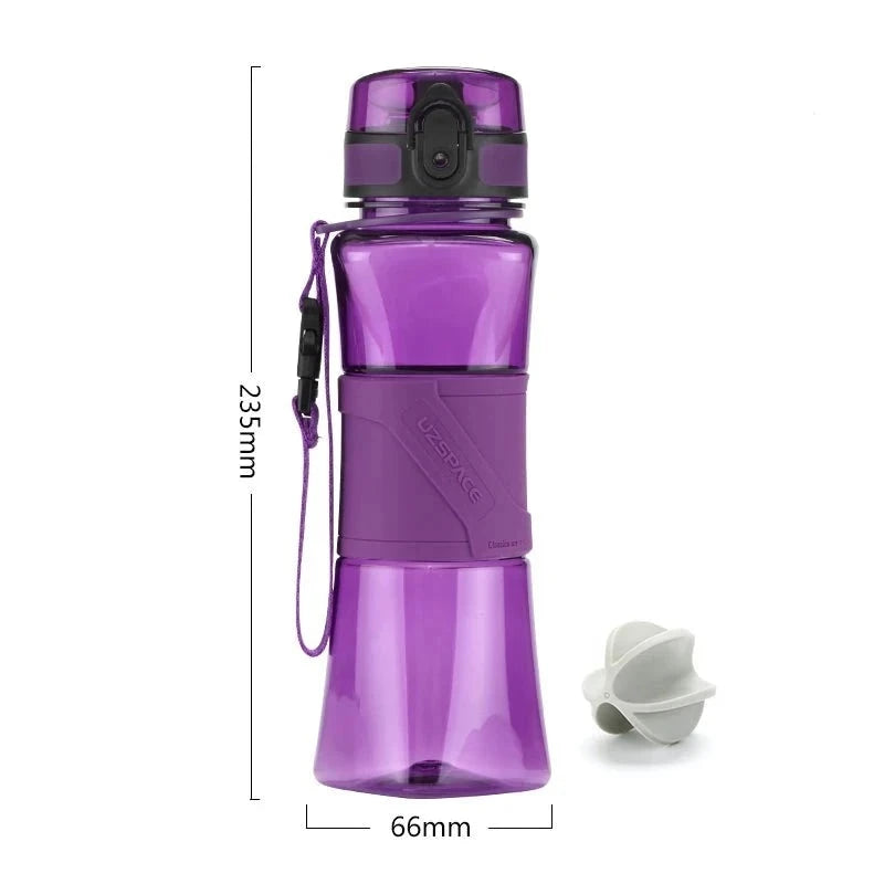 Water Bottle Protein Shaker Creative 6 Colors BPA Free 350/500 ml purple