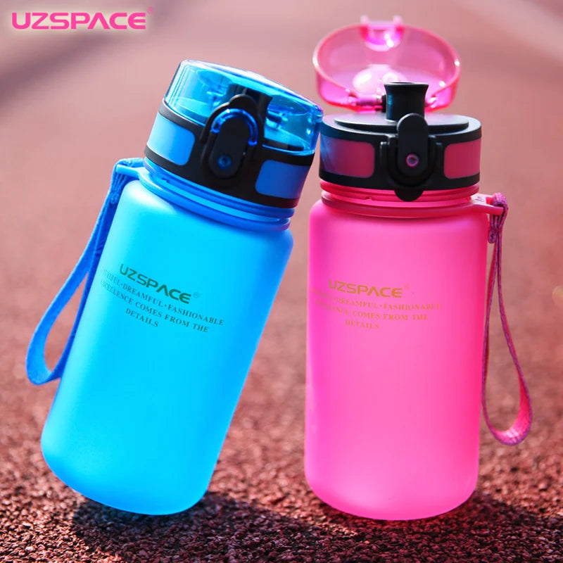 UZSPACE 350ML Kids Water bottle Tritan BPA Free