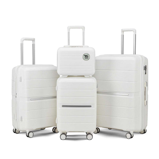 HUFAUT Luggage Sets 4 Piece (14/20/24/28) PP Lightweight & Durable Expandable suitcase 147 Luggage HUFAUT OK•PhotoFineArt