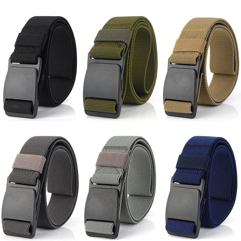 Metal-Free Stretch Belt High Quality Hard Nylon Quick Release Buckle