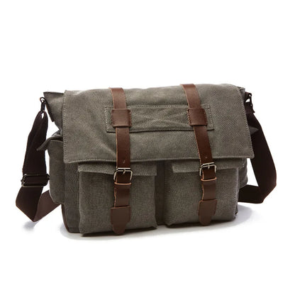 Business Messenger Bags For Men gray big