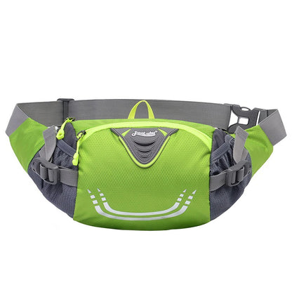 Bike Riding Cycling Running Fishing Hiking Waist Bag Fanny Pack Outdoor Belt Kettle Pouch Gym Sport Fitness Water Bottle Pocket Green