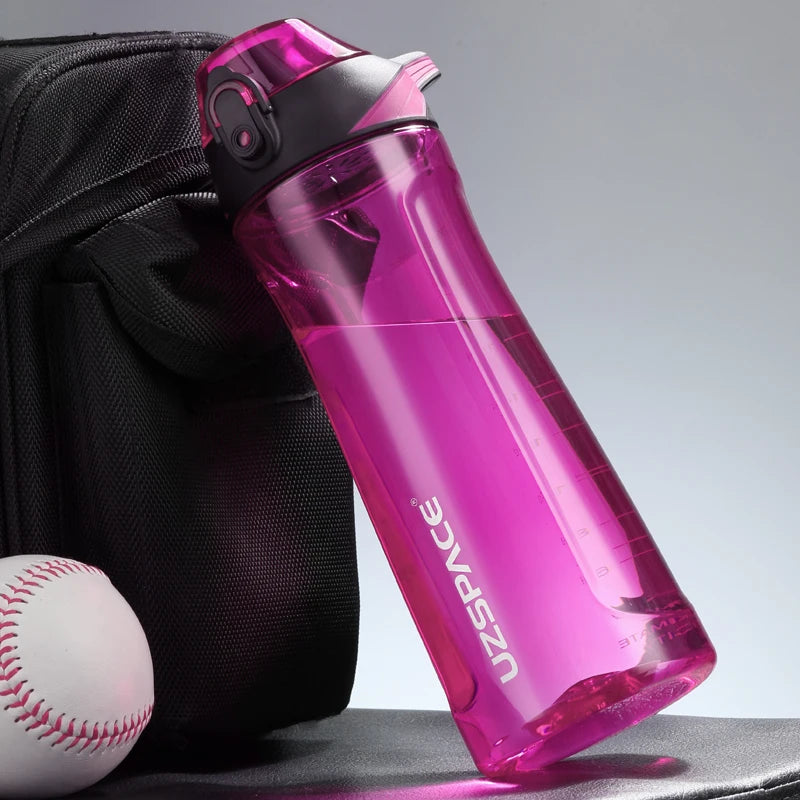 UZSPACE 750ml Sport Water Bottles Portable Tritan BPA Free 750ml Purple 501-800ml