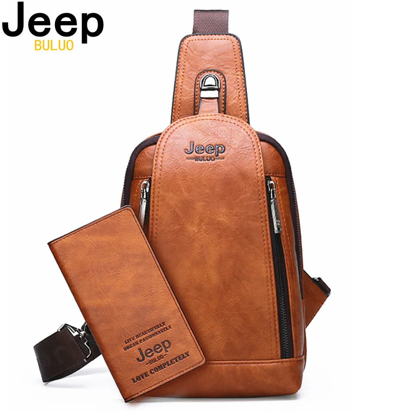 JEEP BULUO Travel Hiking Messenger Shoulder Bag