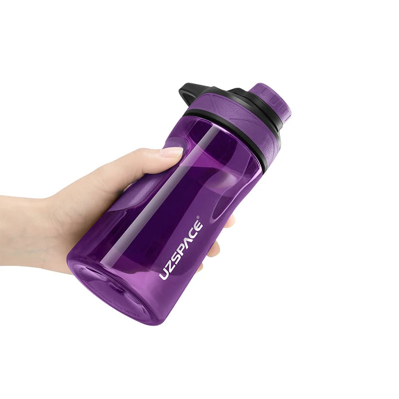 New UZSPACE Water Bottle BPA Free Shaker Portable 9009 Purple 500ML 500-800ml